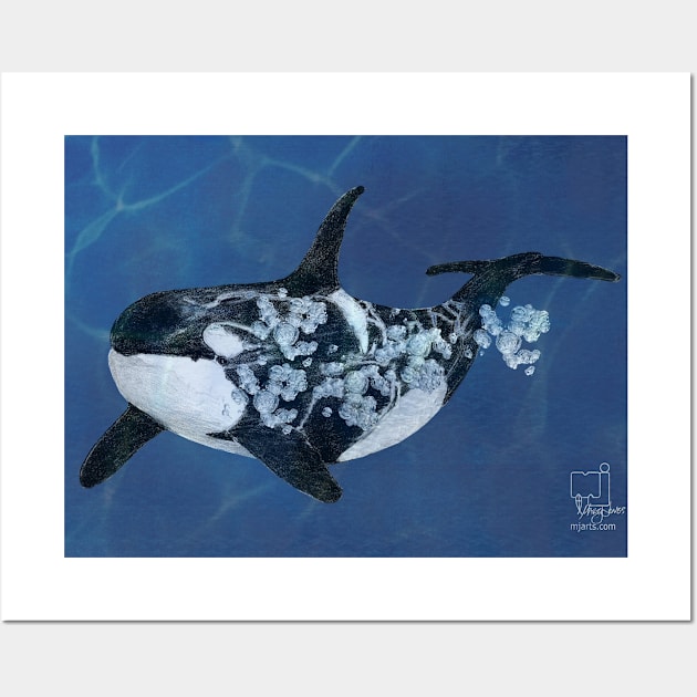 orca Wall Art by mjartscom